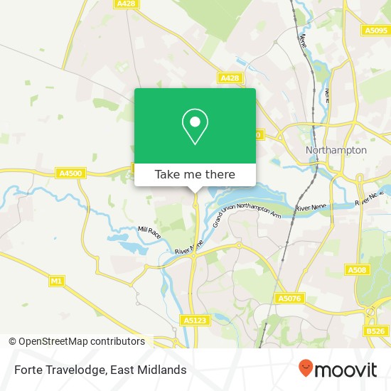 Forte Travelodge map