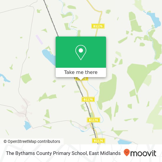 The Bythams County Primary School map