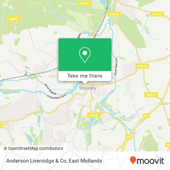 Anderson Liversidge & Co map