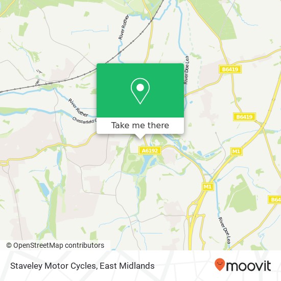 Staveley Motor Cycles map