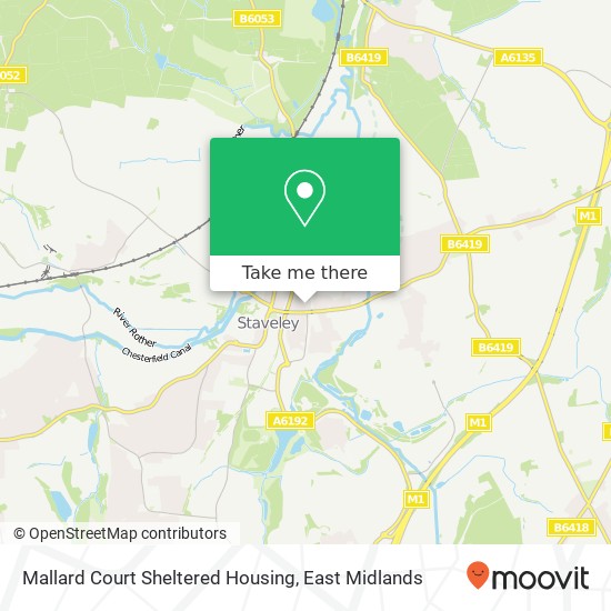Mallard Court Sheltered Housing map