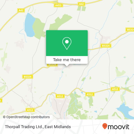 Thorpall Trading Ltd. map