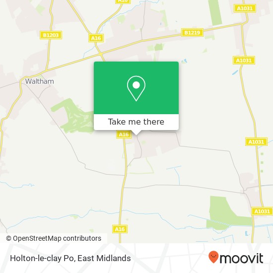 Holton-le-clay Po map