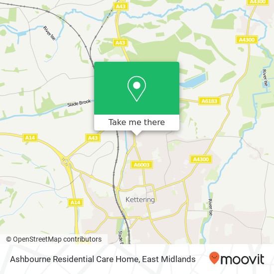 Ashbourne Residential Care Home map