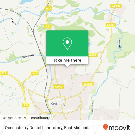 Queensberry Dental Laboratory map