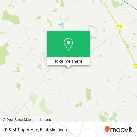 D & M Tipper Hire map