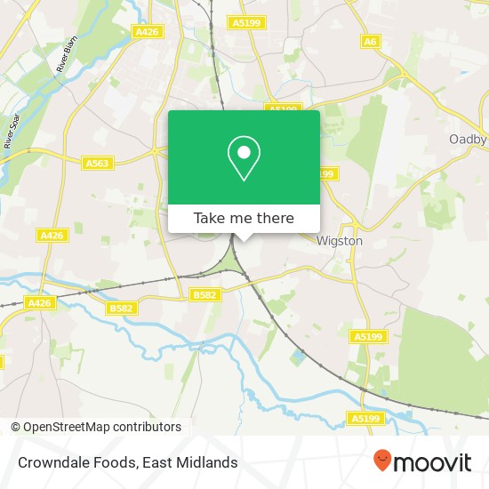 Crowndale Foods map