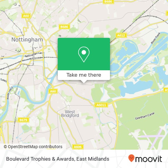 Boulevard Trophies & Awards map