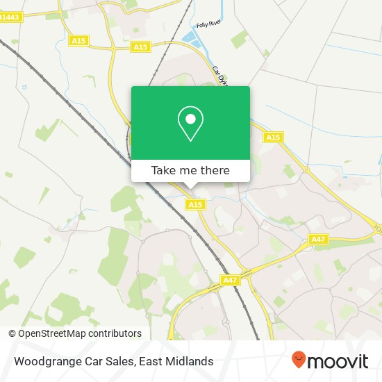 Woodgrange Car Sales map