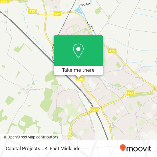 Capital Projects UK map
