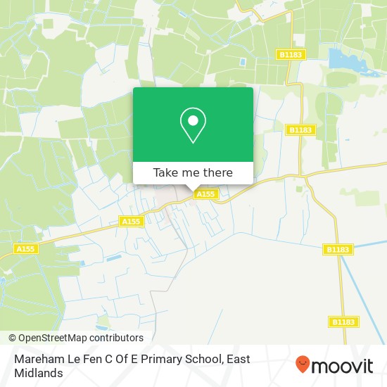 Mareham Le Fen C Of E Primary School map