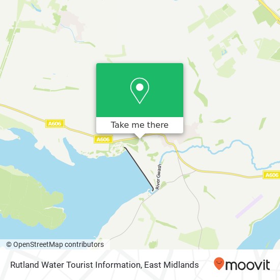 Rutland Water Tourist Information map