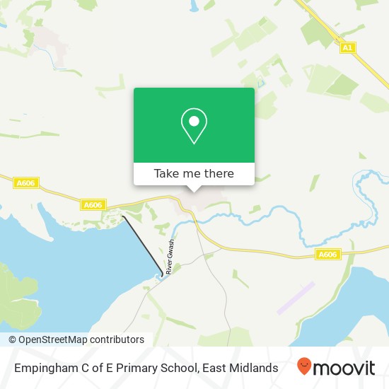 Empingham C of E Primary School map