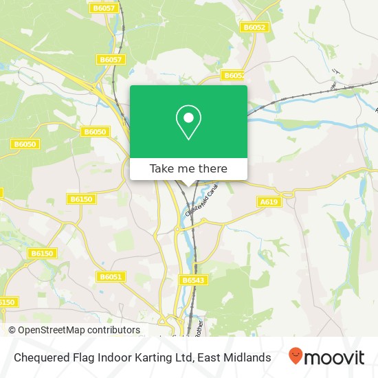 Chequered Flag Indoor Karting Ltd map