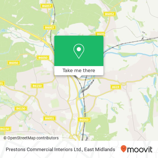 Prestons Commercial Interiors Ltd. map