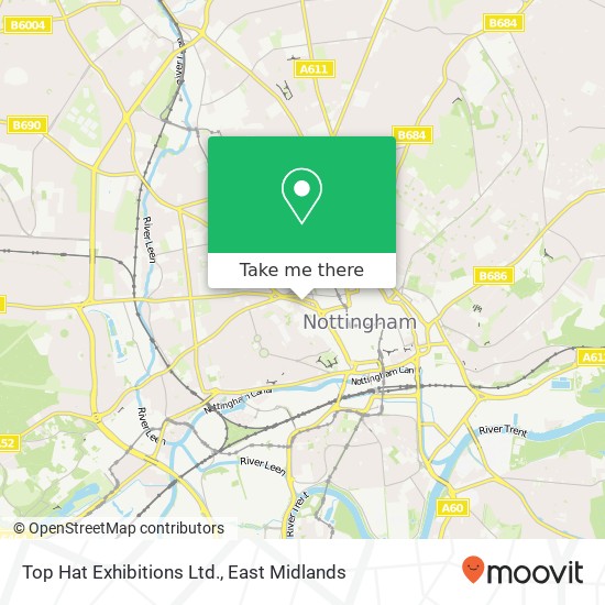 Top Hat Exhibitions Ltd. map