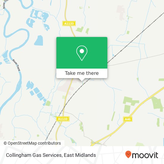 Collingham Gas Services map