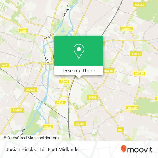 Josiah Hincks Ltd. map