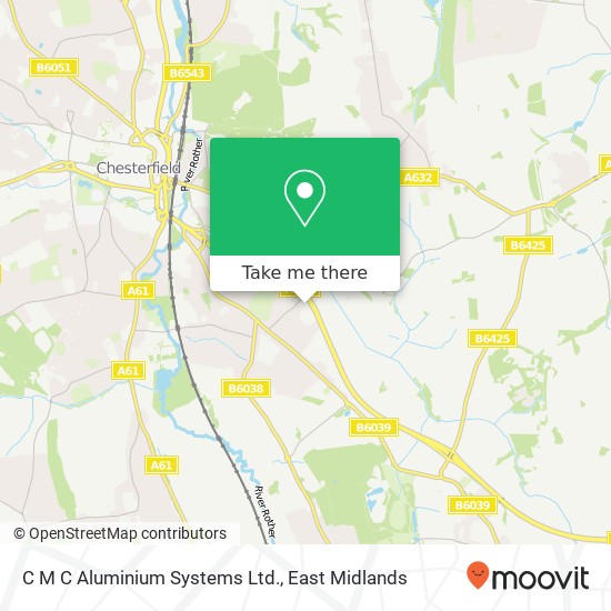 C M C  Aluminium Systems Ltd. map