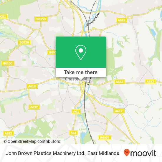 John Brown Plastics Machinery Ltd. map