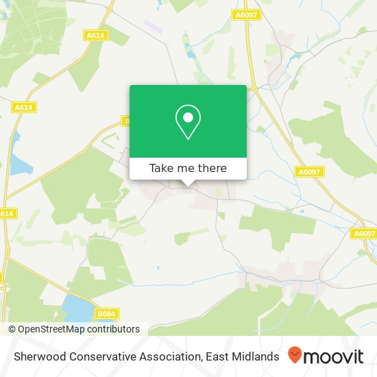 Sherwood Conservative Association map