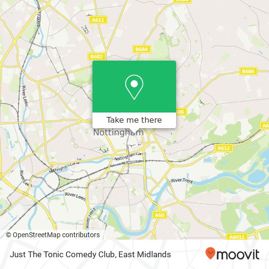 Just The Tonic Comedy Club map