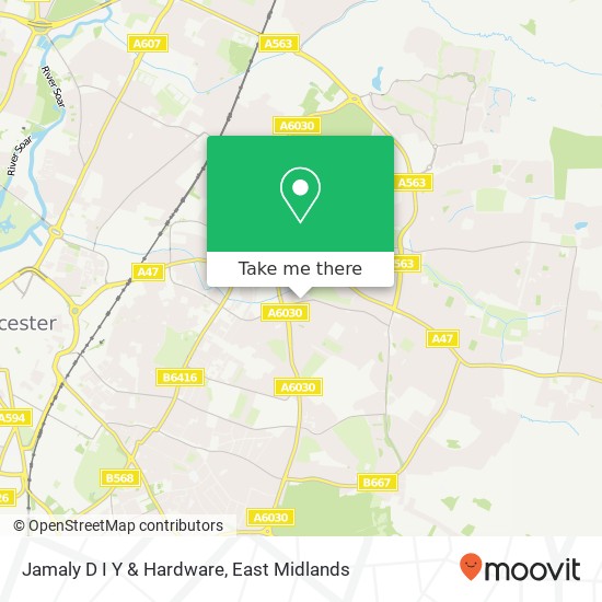 Jamaly D I Y & Hardware map