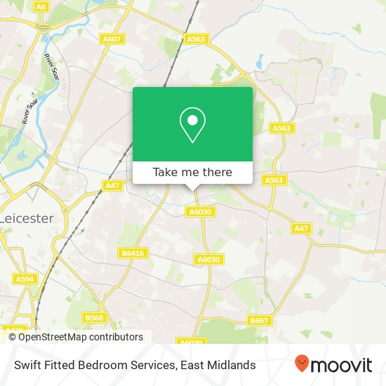 Swift Fitted Bedroom Services map