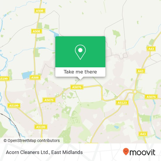 Acorn Cleaners Ltd. map