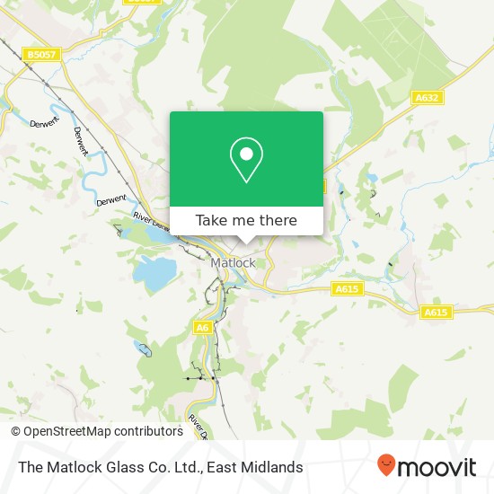 The Matlock Glass Co. Ltd. map