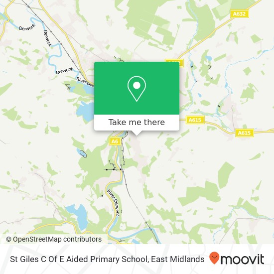 St Giles C Of E Aided Primary School map