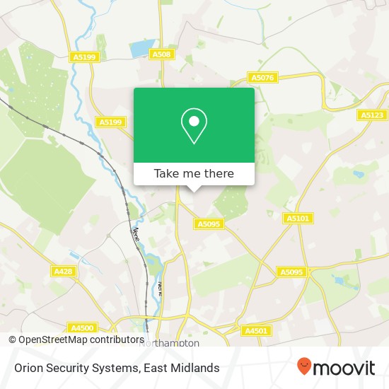 Orion Security Systems map