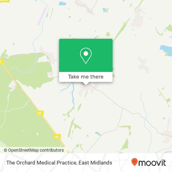 The Orchard Medical Practice map