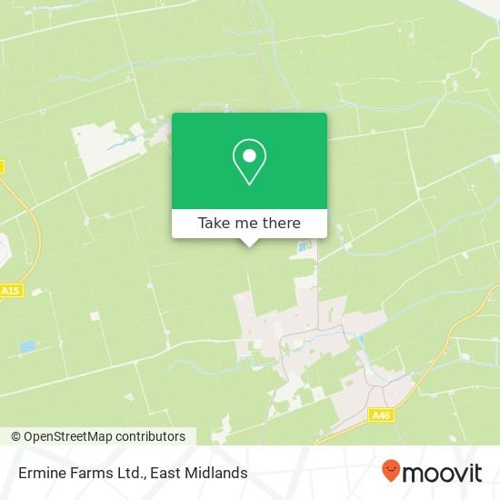 Ermine Farms Ltd. map