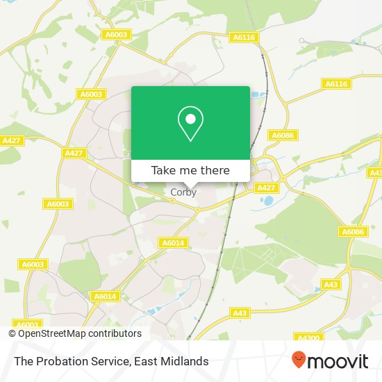 The Probation Service map