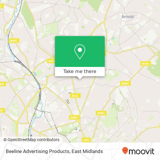 Beeline Advertising Products map