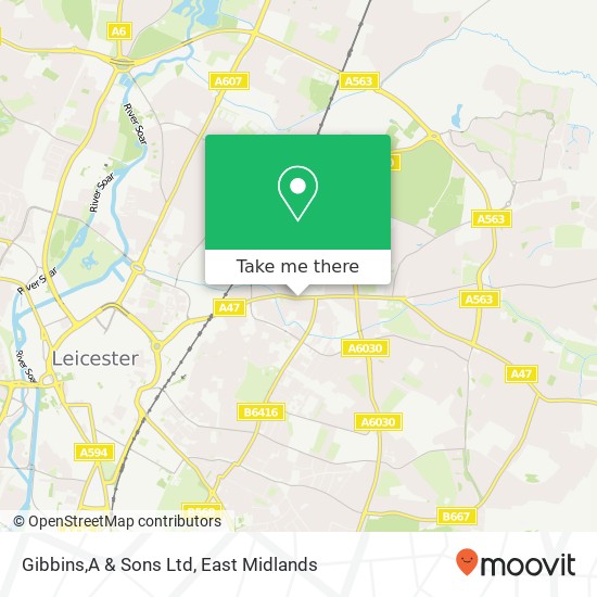 Gibbins,A & Sons Ltd map