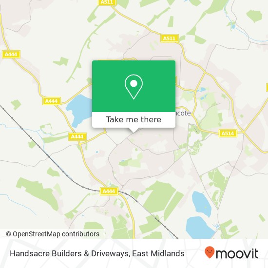 Handsacre Builders & Driveways map