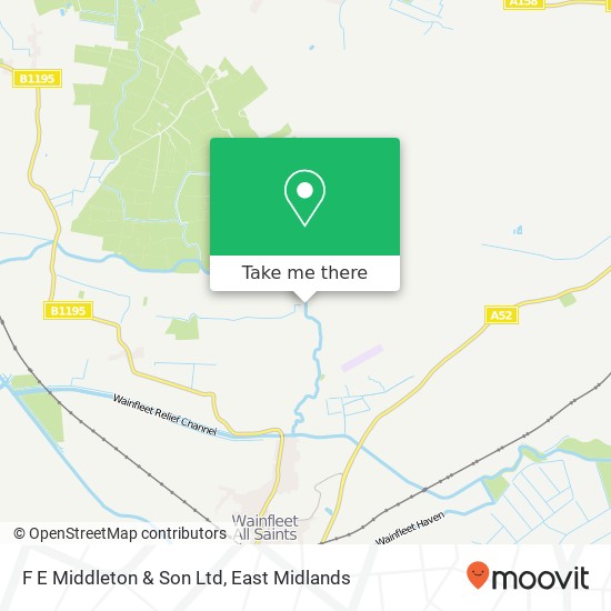 F E Middleton & Son Ltd map