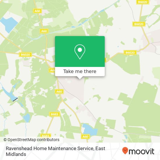 Ravenshead Home Maintenance Service map