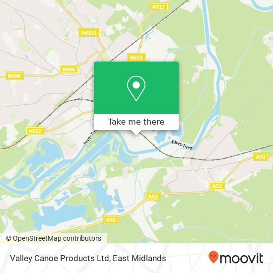 Valley Canoe Products Ltd map