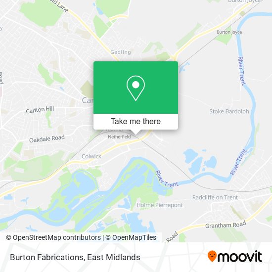 Burton Fabrications map