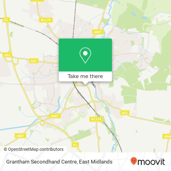 Grantham Secondhand Centre map