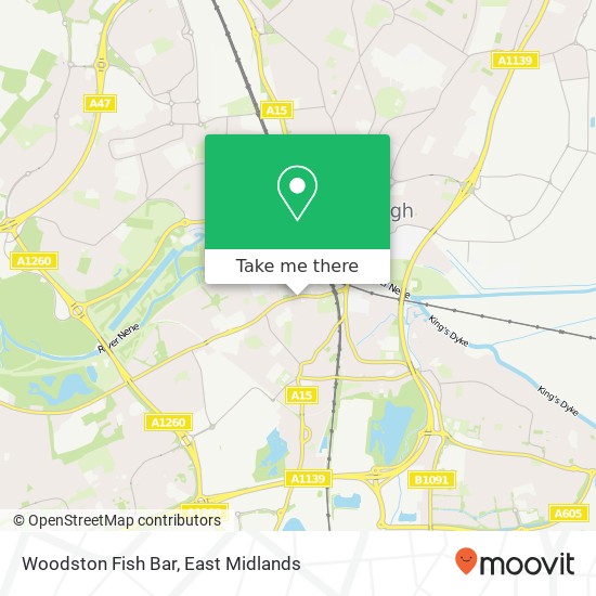 Woodston Fish Bar map