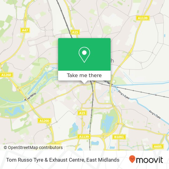 Tom Russo Tyre & Exhaust Centre map