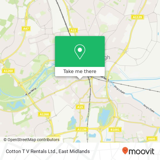 Cotton T V Rentals Ltd. map