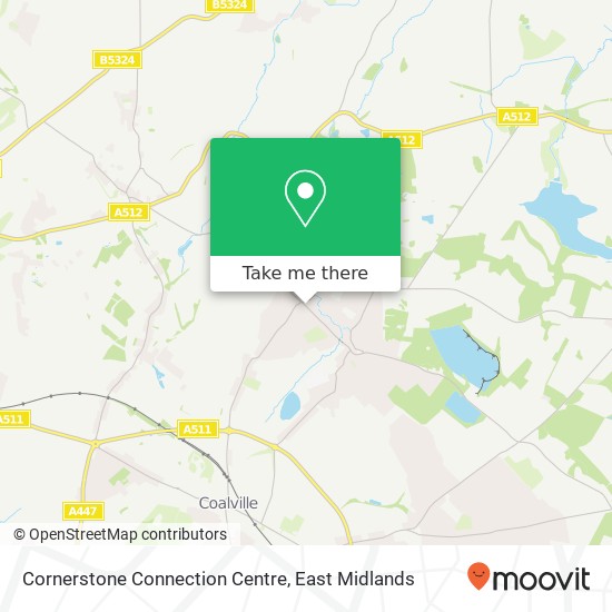 Cornerstone Connection Centre map