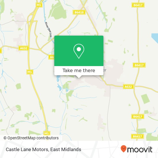 Castle Lane Motors map