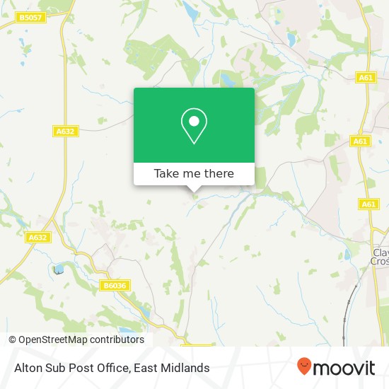 Alton Sub Post Office map