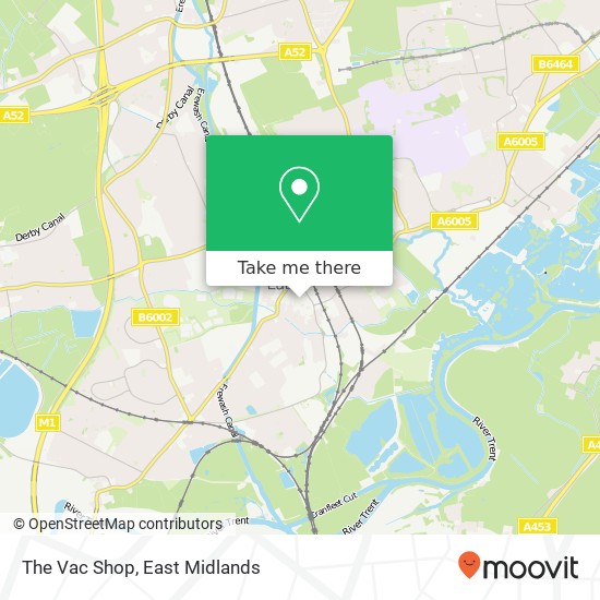 The Vac Shop map